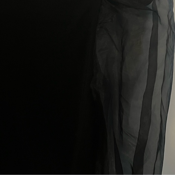 Abella Puff Sleeve Square Neck Sweater - Picture 9 of 16